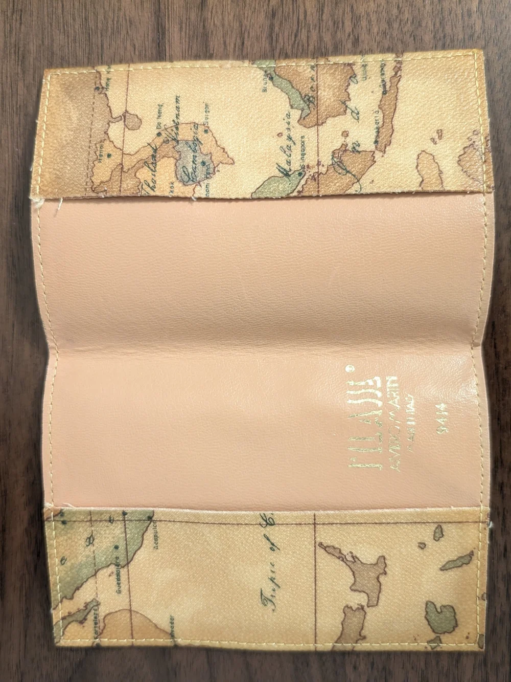 Vintage Passport Cover- Alviero Martini Prima-Made in Italy
